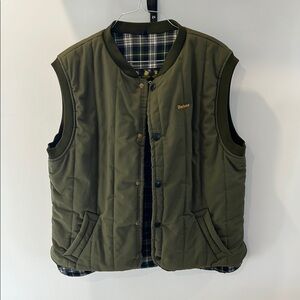 Barbour Olive Green Men's Quilted Vest